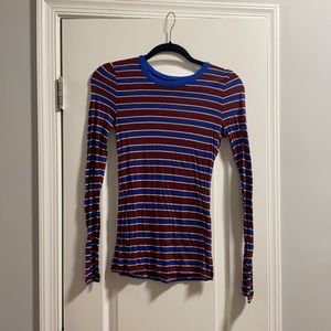 Rag&Bone long sleeve striped tee shirt.